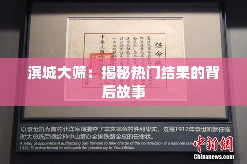 滨城大筛：揭秘热门结果的背后故事
