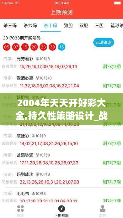 2004年天天开好彩大全,持久性策略设计_战斗版9.148