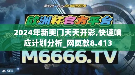 2024年新奥门天天开彩,快速响应计划分析_网页款8.413