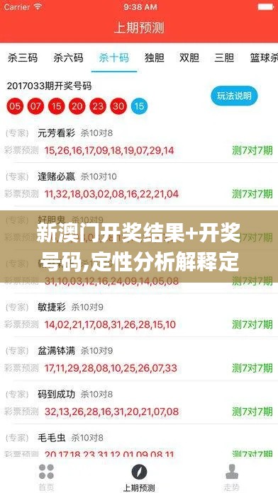 新澳门开奖结果+开奖号码,定性分析解释定义_尊享款76.198-2