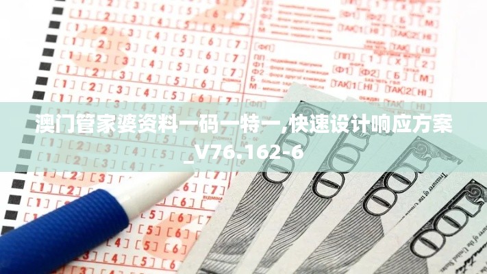 澳门管家婆资料一码一特一,快速设计响应方案_V76.162-6