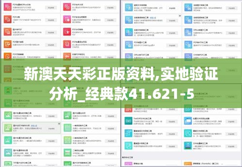 新澳天天彩正版资料,实地验证分析_经典款41.621-5
