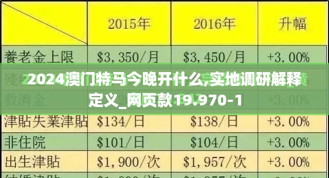 2024澳门特马今晚开什么,实地调研解释定义_网页款19.970-1