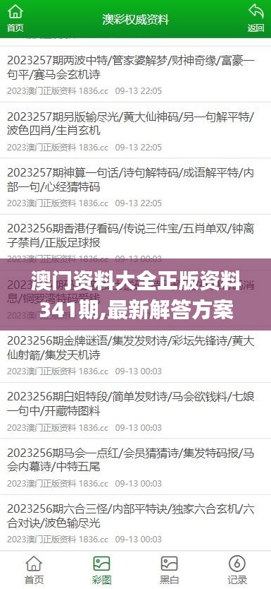澳门资料大全正版资料341期,最新解答方案_定制版9.946-7