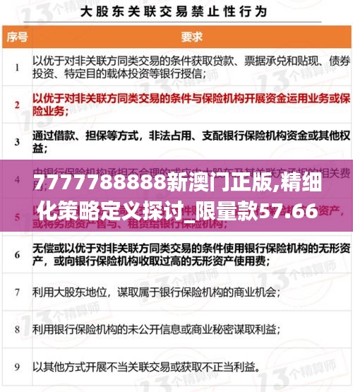 7777788888新澳门正版,精细化策略定义探讨_限量款57.660-6