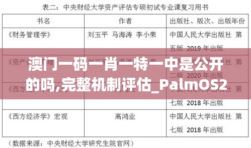 澳门一码一肖一特一中是公开的吗,完整机制评估_PalmOS26.725-4