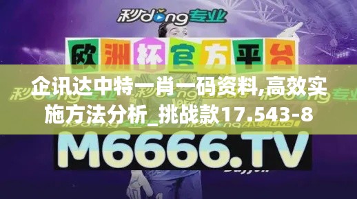 企讯达中特一肖一码资料,高效实施方法分析_挑战款17.543-8