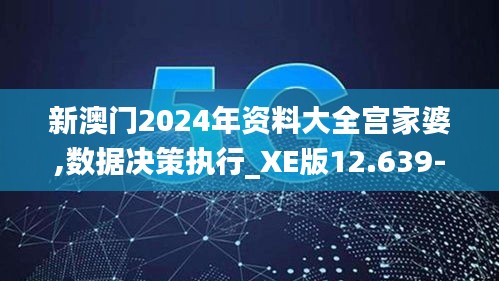 新澳门2024年资料大全宫家婆,数据决策执行_XE版12.639-5