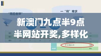 新澳门九点半9点半网站开奖,多样化策略执行_4DM80.802-6