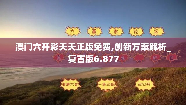 澳门六开彩天天正版免费,创新方案解析_复古版6.877