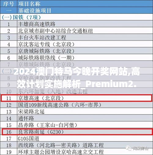 2024澳门特马今晚开奖网站,高效计划实施解析_Premium2.198
