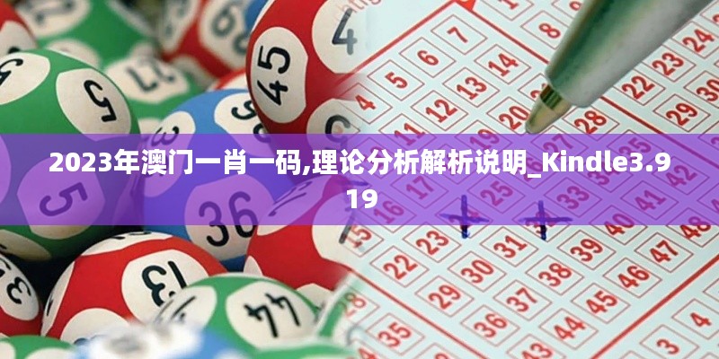 2023年澳门一肖一码,理论分析解析说明_Kindle3.919