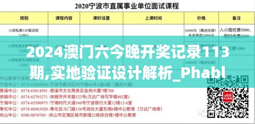 2024澳门六今晚开奖记录113期,实地验证设计解析_Phablet3.908