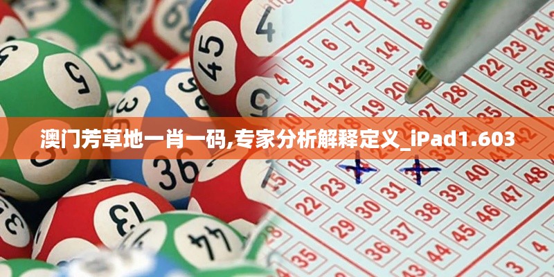 澳门芳草地一肖一码,专家分析解释定义_iPad1.603