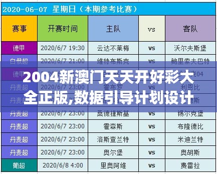 2004新澳门天天开好彩大全正版,数据引导计划设计_V27.538