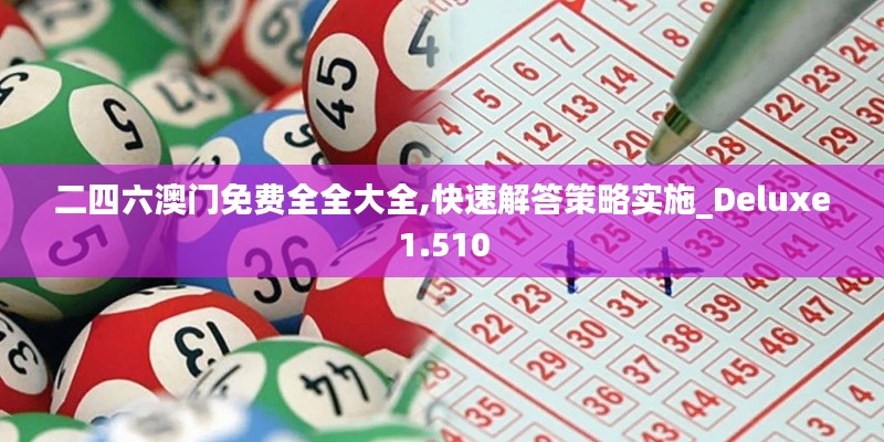 二四六澳门免费全全大全,快速解答策略实施_Deluxe1.510