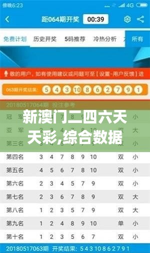 新澳门二四六天天彩,综合数据解析说明_娱乐版3.441