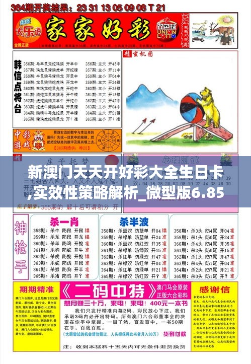 新澳门天天开好彩大全生日卡,实效性策略解析_微型版6.851