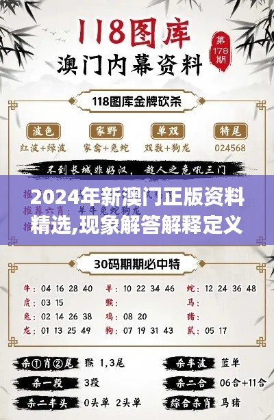 2024年新澳门正版资料精选,现象解答解释定义_储蓄版9.951