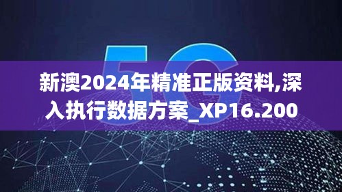 新澳2024年精准正版资料,深入执行数据方案_XP16.200