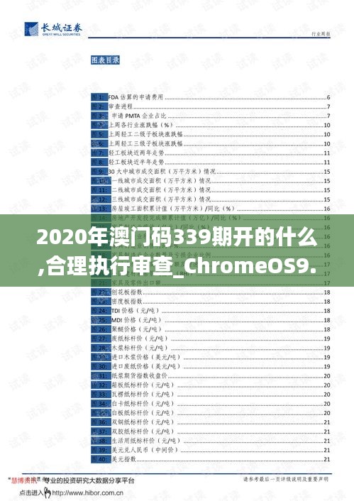 2020年澳门码339期开的什么,合理执行审查_ChromeOS9.129