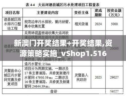 新澳门开奖结果+开奖结果,资源策略实施_vShop1.516