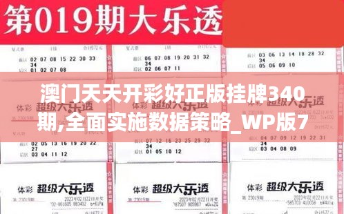 澳门天天开彩好正版挂牌340期,全面实施数据策略_WP版7.536