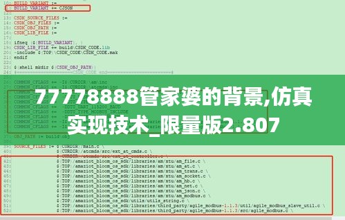 77778888管家婆的背景,仿真实现技术_限量版2.807