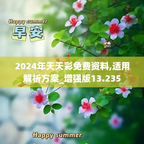 2024年天天彩免费资料,适用解析方案_增强版13.235