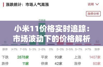 小米11价格实时追踪：市场波动下的价格解析