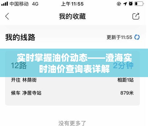 实时掌握油价动态——澄海实时油价查询表详解