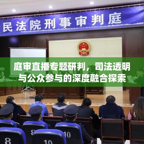 庭审直播专题研判，司法透明与公众参与的深度融合探索