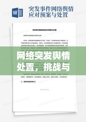 网络突发舆情处置，挑战与应对策略深度解析