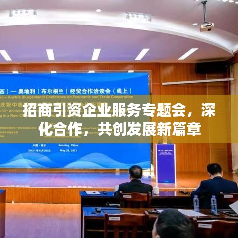 招商引资企业服务专题会，深化合作，共创发展新篇章