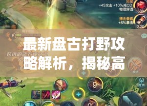 最新盘古打野攻略解析，揭秘高效思路与技巧！