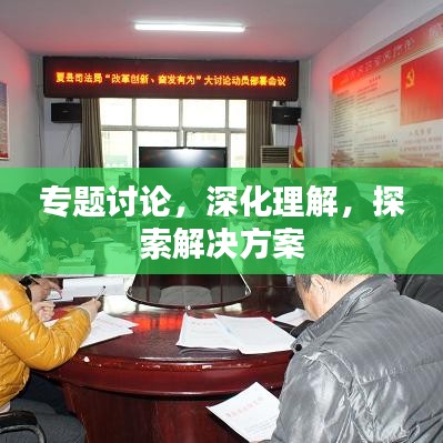专题讨论，深化理解，探索解决方案