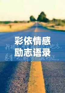 彩依情感励志语录，激励你前行的温暖语句