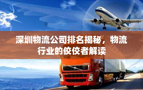 深圳物流公司排名揭秘，物流行业的佼佼者解读